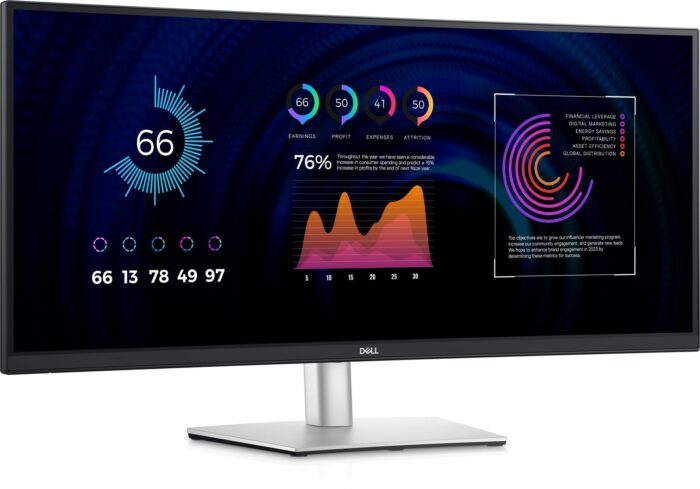 DELL DELL 34 CURVED USB-C HUB MONITOR P3424WE 34